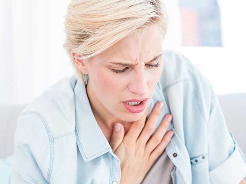 Respirația cu osteocondroză toracică provoacă durere și o senzație de constricție