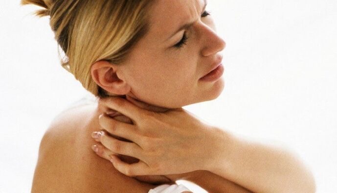 durere la nivelul gâtului din cauza osteocondrozei